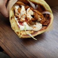 Gyros at Vegan Beat in Athens