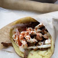 Space gyros  at Vegan Beat in Athens