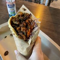Space gyro without sauce  at Vegan Beat in Athens