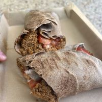 Minced soy wrap   at Vegan Beat in Athens