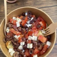 Greek Salad  at Vegan Beat in Athens