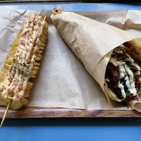 Space gyros  at Vegan Beat in Athens