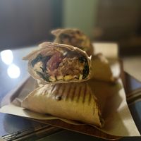 Special wraps with cauliflower   at Vegan Beat in Athens