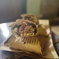 Special wraps with cauliflower   at Vegan Beat in Athens