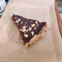 Snickers dessert at Vegan Beat in Athens