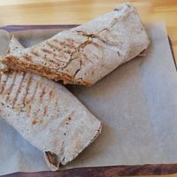 Lahmajun at Vegan Beat in Athens