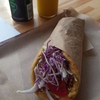 Gyros at Vegan Beat in Athens