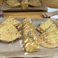 Skepasti with spiral potato  at Vegan Beat in Athens