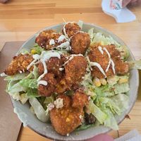 Ceasar salad with cauliflower at Vegan Beat in Athens