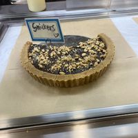 Snickers pie  at Vegan Beat in Athens