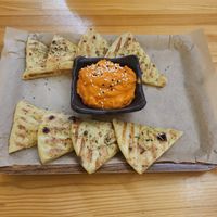 (Vegan) Cheese dip at Vegan Beat in Athens
