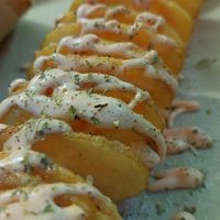 Spiral Potato at Rhino Vegan Beat in Athens