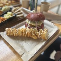 Big Boss Burger  at Rhino Vegan Beat in Athens