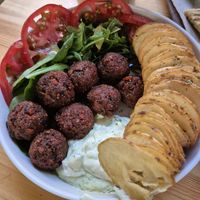 Meatballs at Rhino Vegan Beat in Athens