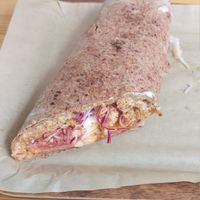 Lahmajun at Rhino Vegan Beat in Athens