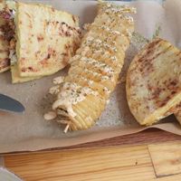 Skepasti with potato-spiral at Rhino Vegan Beat in Athens