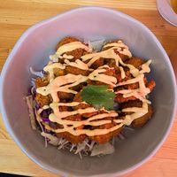 Cauliflower nuggets at Vegan Beat in Athens