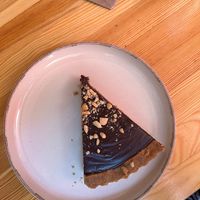 Snickers Tart at Vegan Beat in Athens