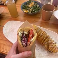 Vegan gyros   at Vegan Beat in Athens
