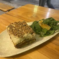 Vegan moussaka   at Vegan Beat in Athens