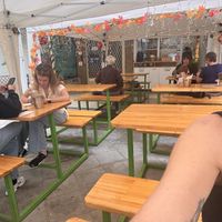 Nice sitting area    at Vegan Beat in Athens