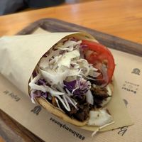 Space gyro at Rhino Vegan Beat in Athens