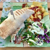 This was the Veggie Ball Tortilla. It was ok, nothing crazy. 3.5/5 at Rhino Vegan Beat in Athens