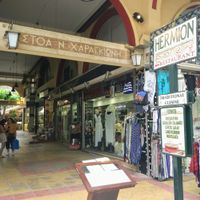 Entrance to the alleyway where Vegan Beat is. It's at the end to your right, go up the stairs at Vegan Beat in Athens