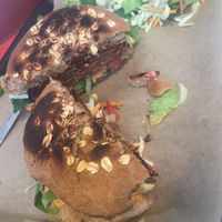 Burger at Vegan Beat in Athens