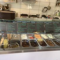 Plate offerings... “menu” at Vegan Beat in Athens