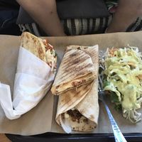 Gyro and a middle eastern sandwich (I can’t remember the name)  at Vegan Beat in Athens