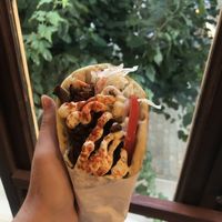 Mushroom Gyros  at Vegan Beat in Athens