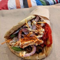 gyro at Vegan Beat in Athens