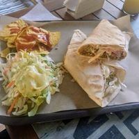 Veggie Balls Wrap at Vegan Beat in Athens