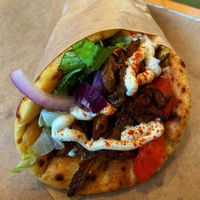Gyros at Vegan Beat in Athens