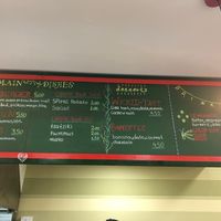 Menu 2/2 at Vegan Beat in Athens