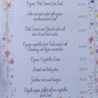 The menu at El Escondite de Conil - Maybe closed in Conil De La Frontera