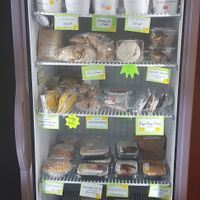 Frozen foods to take out at Vegan Delights by Lisa-Ann in Whitby