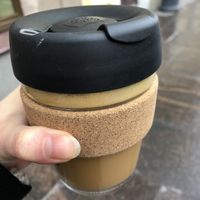 A large selection of plant milk for coffee ☕️  at Troitskiy Most - Millionnaya in St Petersburg