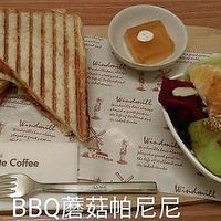 BBQ  mushroom  Panini at LN Fortunate Coffee 幸福咖啡 in Taoyuan