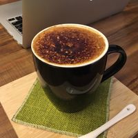 Brown sugar latte at LN Fortunate Coffee 幸福咖啡 in Taoyuan