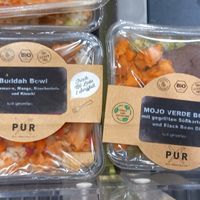 vegan buddah bowm at Alnatura in Leipzig