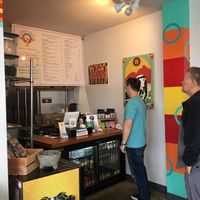 Order at counter at Osprey Tacos in St Augustine