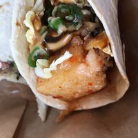 Crispy tofu taco. Yum! at Osprey Tacos in St Augustine