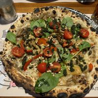 Pizza Giardino di Funghi  at Pizzeria Verace - Streliska in Ljubljana