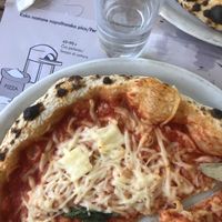 vegan cheese margherita  at Pizzeria Verace - Streliska in Ljubljana