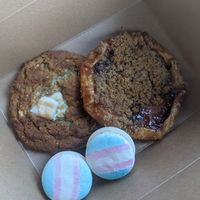 Box of cookies at Dark Hall Coffee in Phoenix