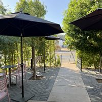 Patio dining option   at Dark Hall Coffee in Phoenix