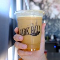 Nitro cold brew with house made but milk at Dark Hall Coffee in Phoenix