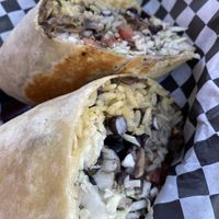 Mushroom burrito at The Taco Joint in Hollywood